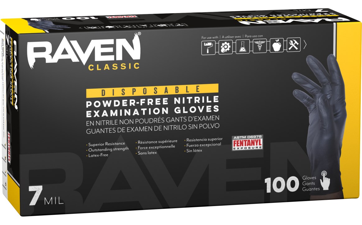 SAS Safety Group | Raven® Powder-Free Exam Grade Nitrile